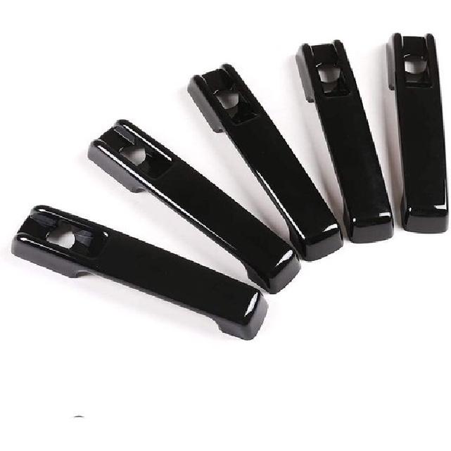 For Benz G-Class W463 G500 Glossy Black Car Door Handle Frame Trim Cover -23