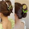 Элегантная заколка-краб для волос Тюльпан Бабочка 2022 для женщин - Темпераментный аксессуар для волос Акула