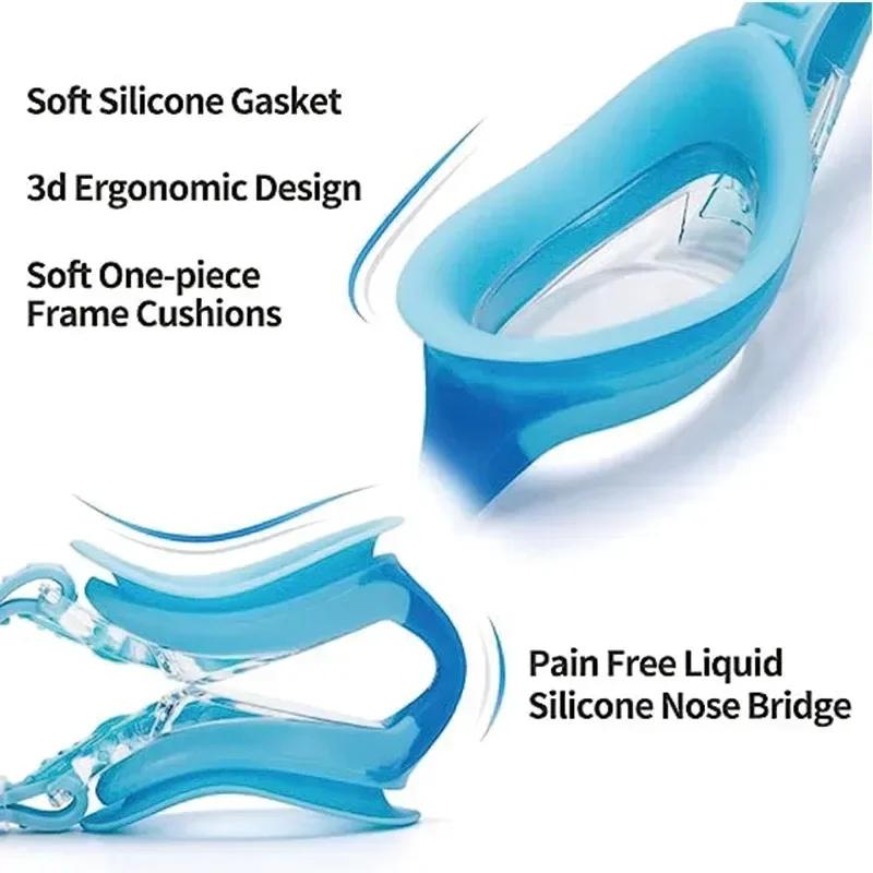 Профессиональные детские очки для плавания, водонепроницаемые, непромокаемые, гоночные очки для детей, мужчин и женщин, аксессуары для плавания, очки для плавания