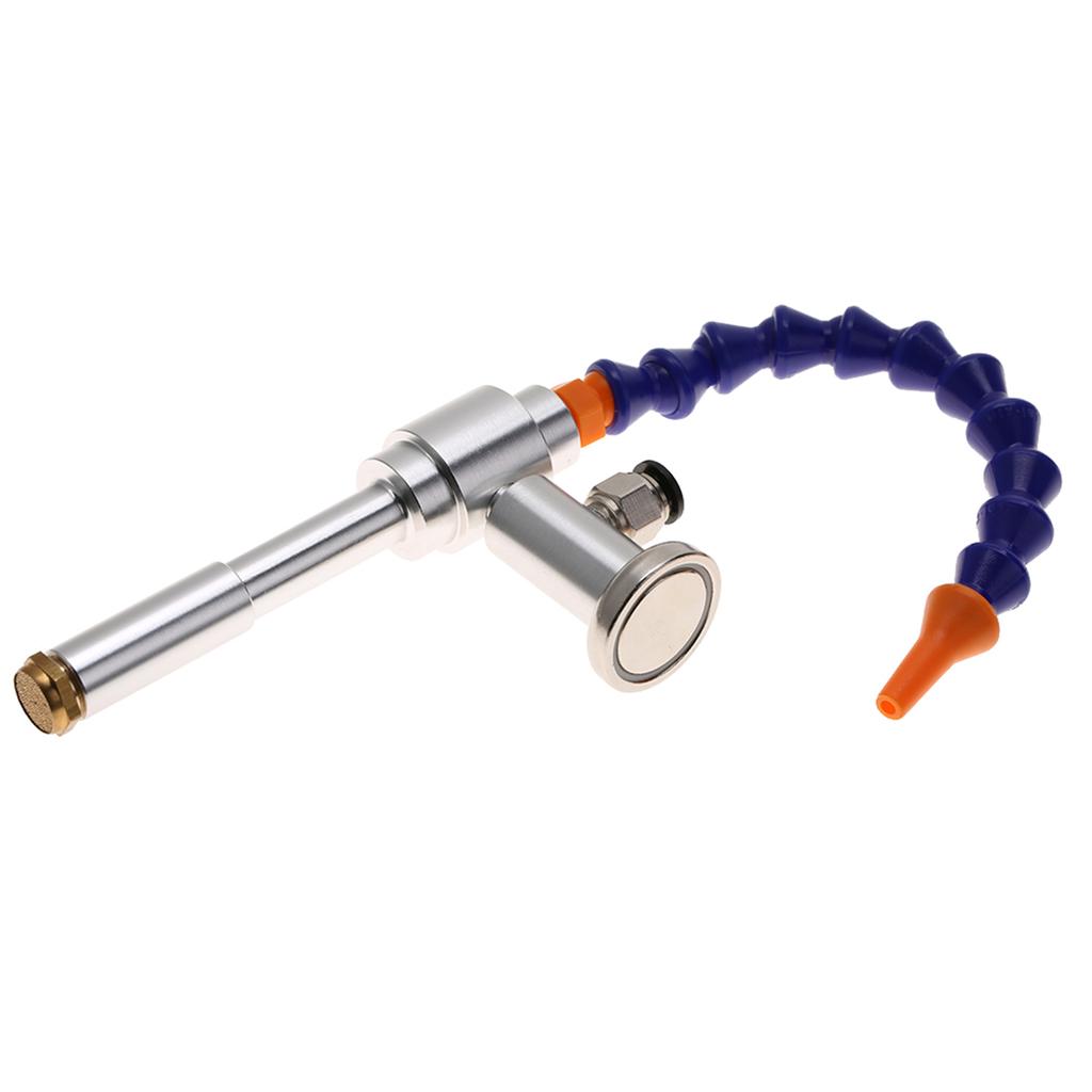 130MM Vortex Cold Air Gun Dry Cooling Airflow Machine With Flexible Tube(08 + Magnet Base)