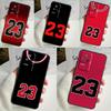 Basketball Number 23 Case For POCO X6 Pro X3 X5 F3 F5 M5s M6 Pro Xiaomi 14 Ultra 11T 12T 13T Pro 12 13 Lite Cover