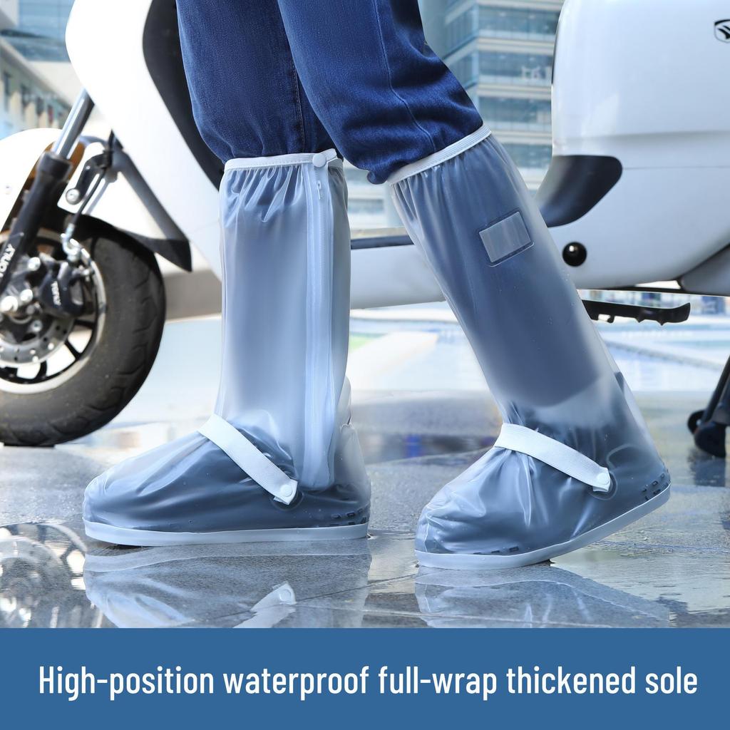 Unisex Waterproof High-Top 360° Coverage Rain Boots with Thickened, Wear-Resistant Design