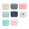 Polyester Waterproof Multifunction Women Cosmetic Bag Toiletry Storage Organize Travel Handbag Bathroom Hanging Wash Bag