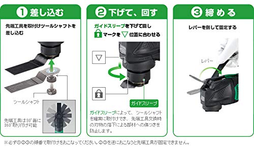 Беспроводной многофункциональный инструмент HiKOKI, литий-ионный аккумулятор, в комплекте аккумулятор 14,4 В, 6,0 А·ч, зарядное устройство, CV14DBL(ЛЫПК)