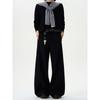 Madwitch Retro Classy Drape Double Pleated Casual Suit Pants Men and Women Loose Straight-leg Cleanfit Wide-Leg Pants