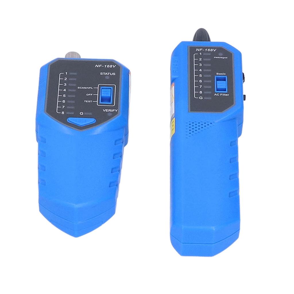 NF‑168V Network Cable Finder 650nm Red Light Anti Interference POE Ethernet CAT5 CAT6 Wire Tracer
