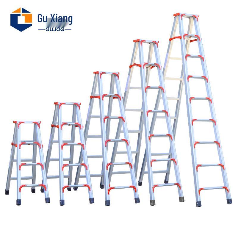 Heavy-Duty Folding Aluminum A-Frame Ladder