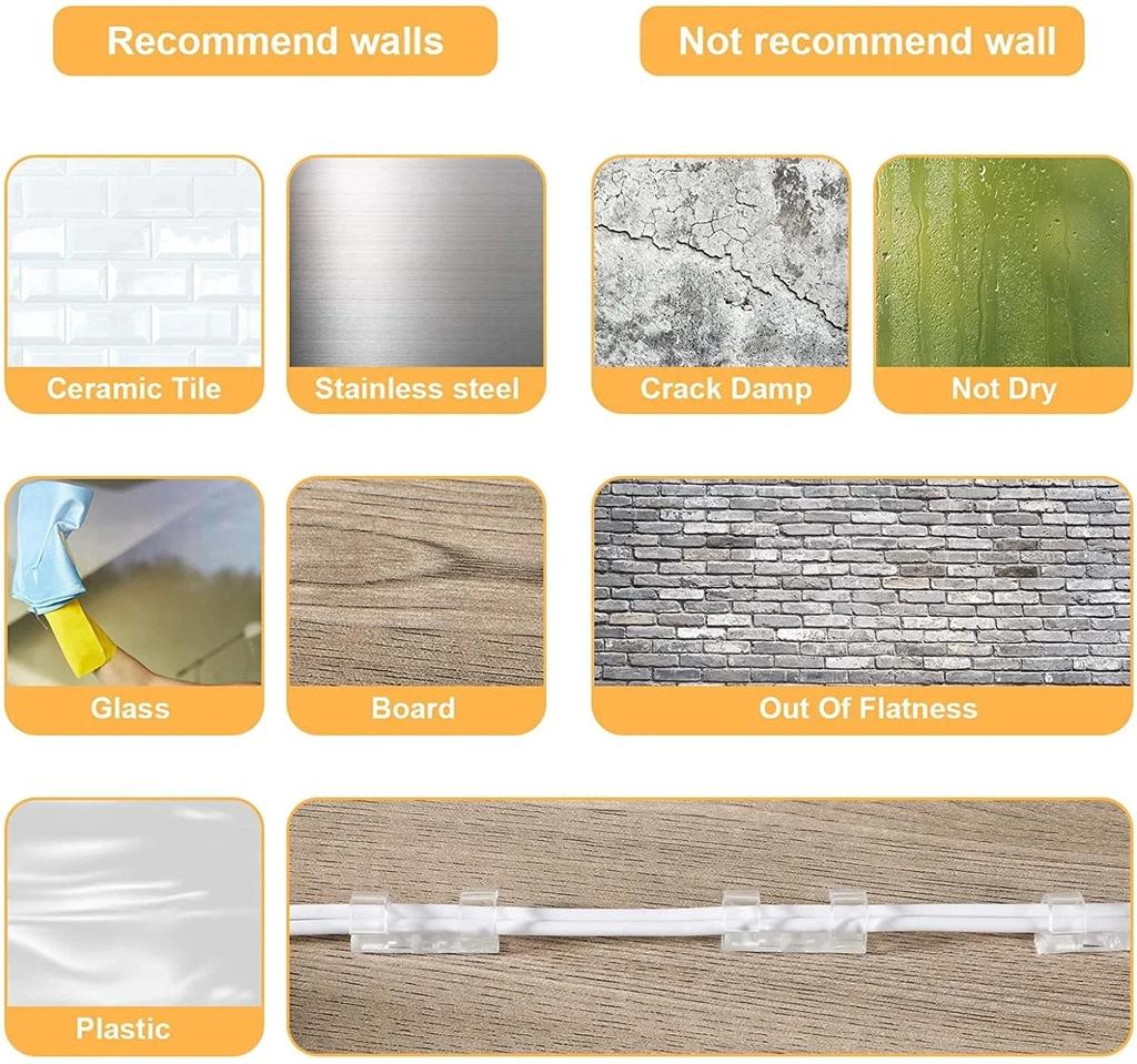 5-60 шт. Органайзер для кабельных зажимов Держатель для провода-капли Управление шнурами Самоклеящийся Настольный органайзер Кабельный менеджер Фиксированный зажим Намотка для проводов