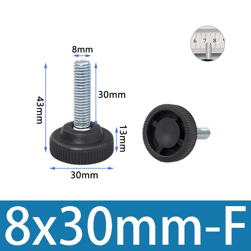 2Pcs Height Adjustable Leveling Chair Leg Feet Furniture Mat Screw-in Base Sofa Bed Cabinet Table Floor Protector M6 M8 M10
