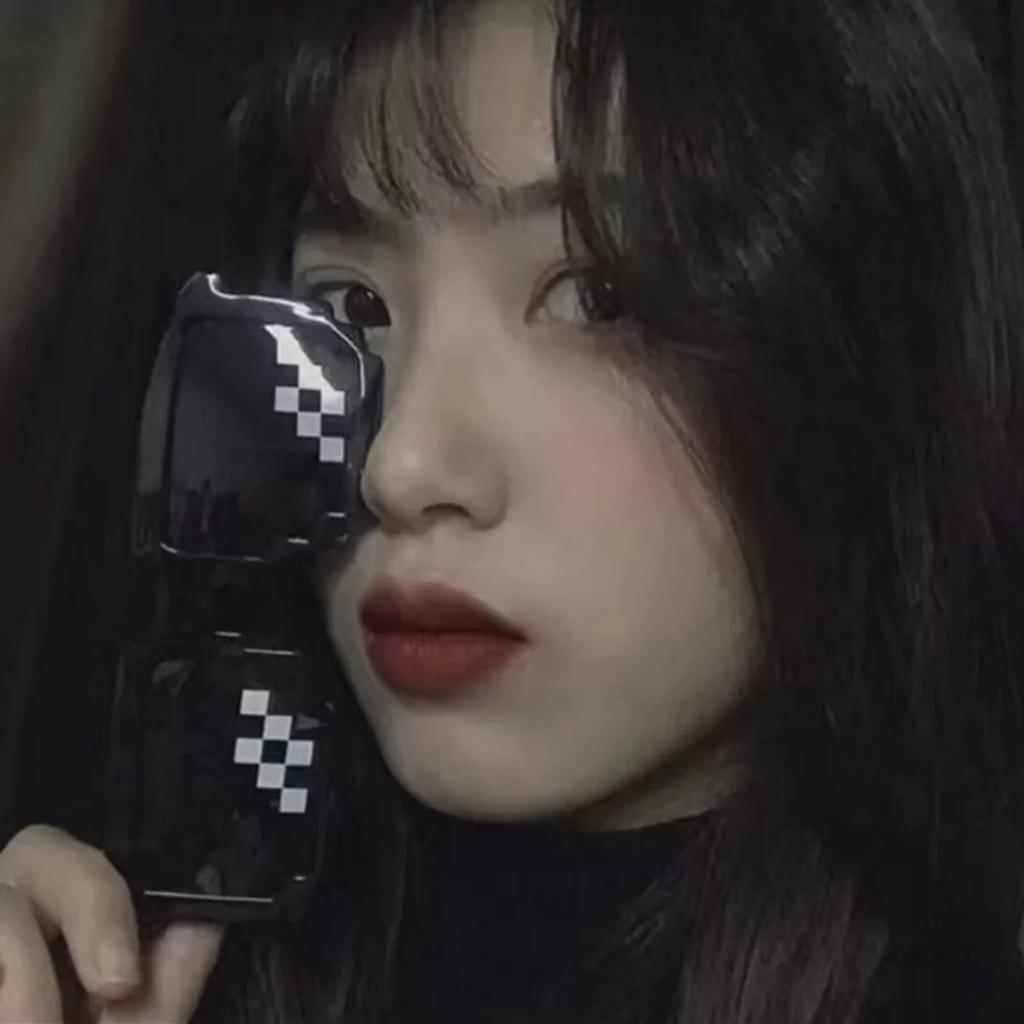 LEISURE CLUB Мозаичные солнцезащитные очки, очки для косплея, реквизит для дня рождения, унисекс, забавные пиксельные модные товары для вечеринок