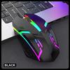 Игровая клавиатура и мышь Игровая клавиатура для ПК Клавиатура с RGB-подсветкой Резиновые колпачки клавиш Проводная английская клавиатура Мышь Игровая мышь
