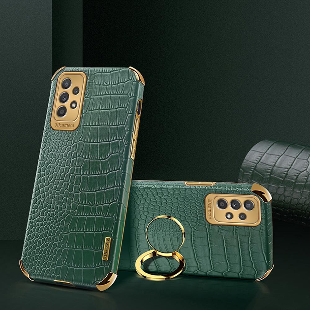 Чехол A53 5G из крокодиловой кожи для Samsung Galaxy A53 A73 A33 A13 A52S A52 A72 A32 A12 A22 A82 5G, чехол с магнитным кольцом для автомобиля