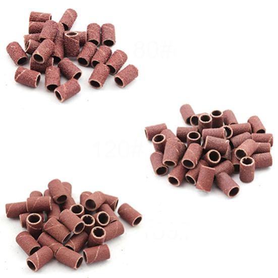 50 шт. шлифовальная лента, шлифовальный круг для дизайна ногтей, шлифовальная машина для педикюра «сделай сам», шлифовальная втулка