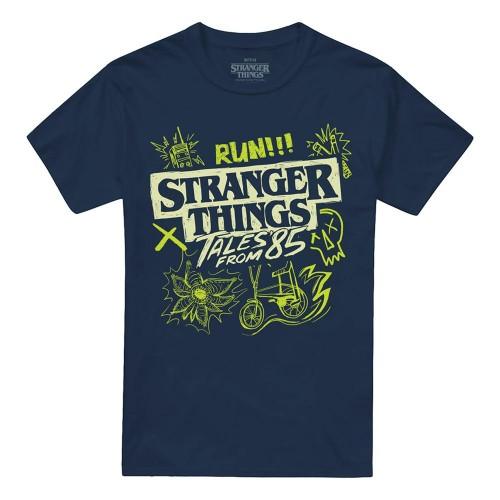 Stranger Things: Tales from ´85 Unisex Adult Graffiti Glow T-Shirt