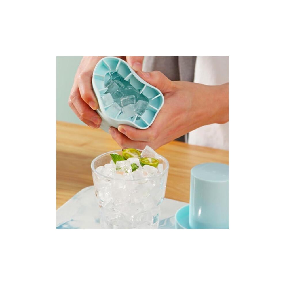 Ice cube mold with lid 2 pcs Silicone Ice cube mold Ice cube mold Ice molds Ice machine Ice cube molds Mini Ice cube Silicone Ice cube mold Azul Azul