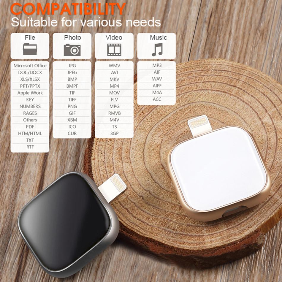 Stmagic Pendrive для iPhone 128 ГБ 256 ГБ IOS Memory Stick Lightning USB-накопитель для Iphone7/8/9/11/12/13/Ipad Macbook Window Android