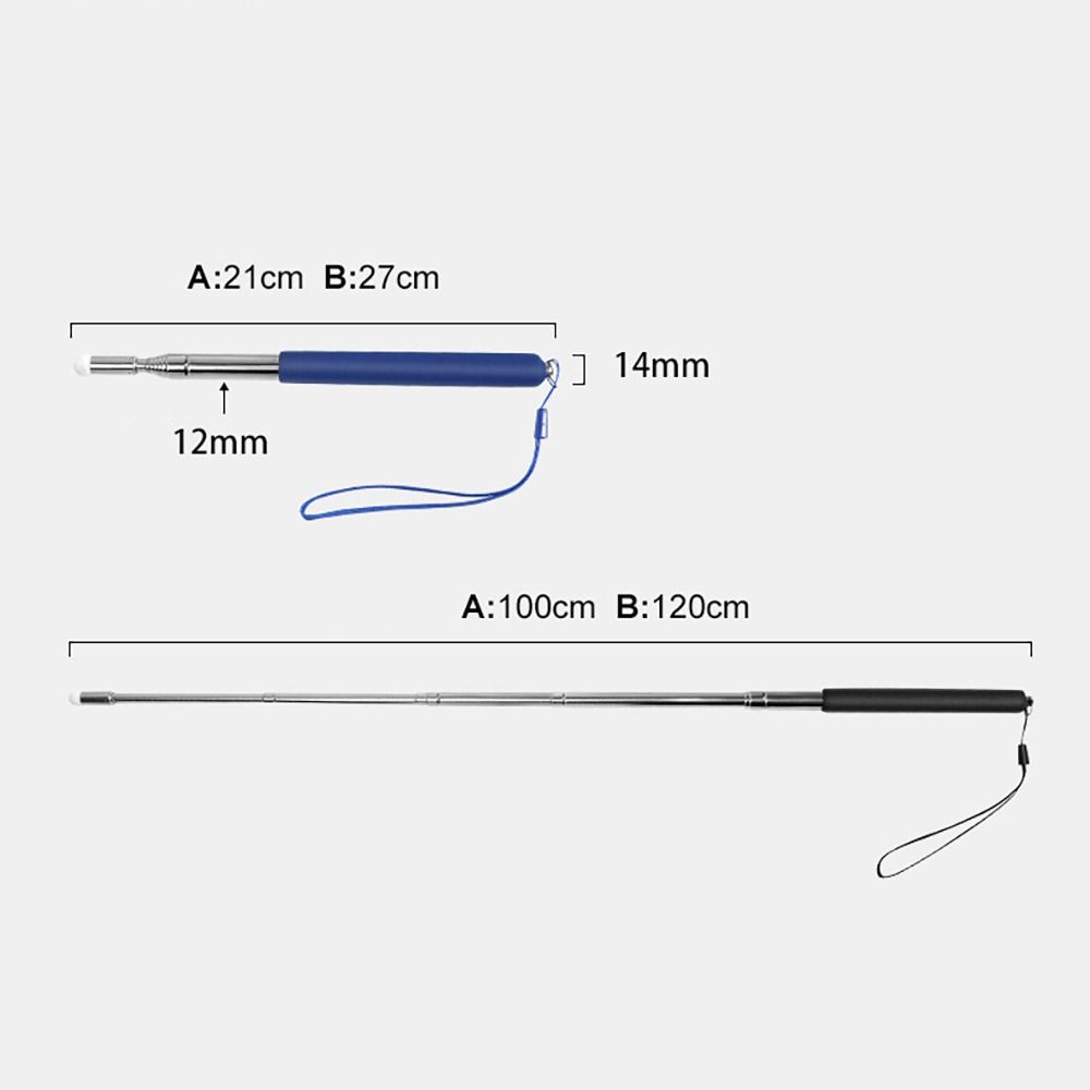 Handheld Teaching Stick 1M/1.2M Whiteboard Pointer Creative Touch Screen Pen  Educational Equipment