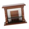 1:12 Dollhouse Miniature Fireplace Furniture Room Wooden Vintage Fireplace, 1/12 Fairy Landscape,