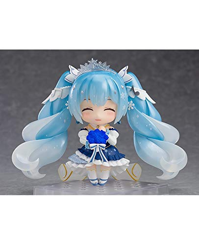 Nendoroid Character Vocal Series 01 Hatsune Miku Snow Miku Snow Princess Ver. Немасштабируемая подвижная фигура, окрашенная из АБС и ПВХ