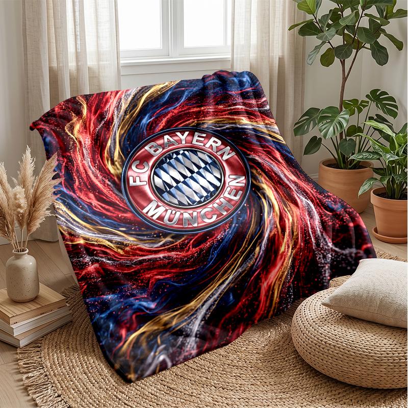 Bayern Munich Soft Flannel Fleece Blanket Lightweight Cozy Warm Throw Blanket For Sofa Bed Home Decor