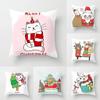 Рождественская домашняя наволочка с изображением лося, рождественская кровать с принтом, домашний декор, наволочка, рождественская декоративная наволочка