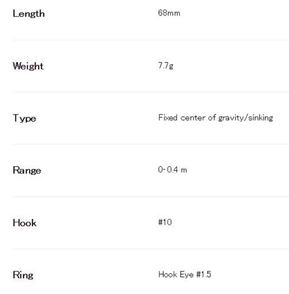 DUO Тонущая приманка Bay Ruf Seek 68S ACC0751 (5564)