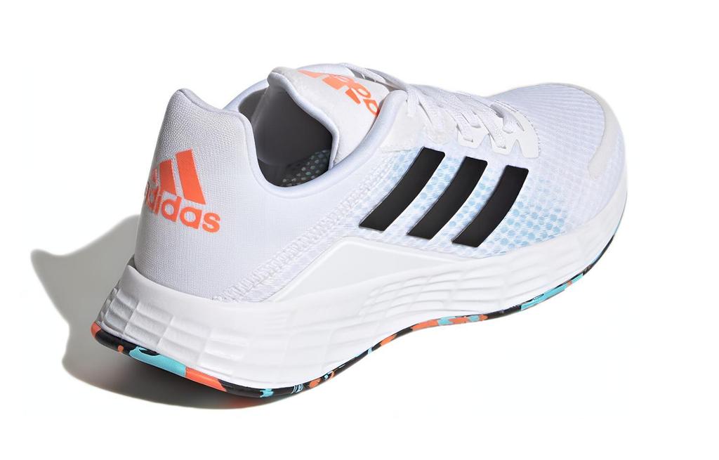 adidas Duramo Sl Нескользящая Амортизация Устойчивая к истиранию Низкие Детские Беговые Кроссовки Белый Черный Детские GV9817
