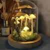 Small Mushroom Lamp Handmade Mushroom Night Light Novelty Nightlight Project Small Mushroom Lamp Arts and Crafts-ABAM