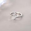 Hot Sale Adjustable Fashion 26 Letters Ring  925 Sterling Silver Jewelry For Women Gift