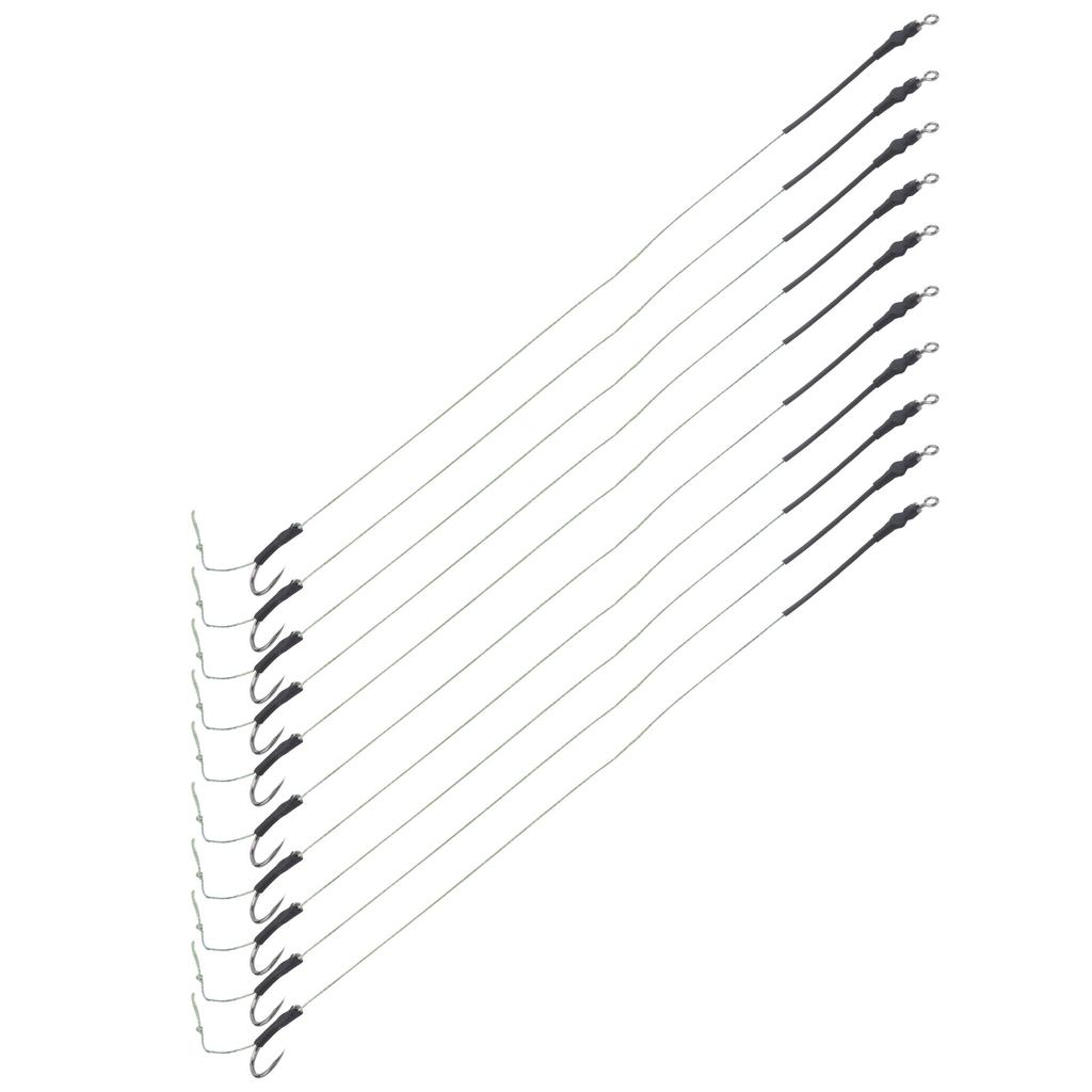 5 Комплектов Карповых Волосяных Оснасток Леска Металлические Крючки Леска для Насадки Готовые Крючковые Оснастки Рыболовный Аксессуар 11#