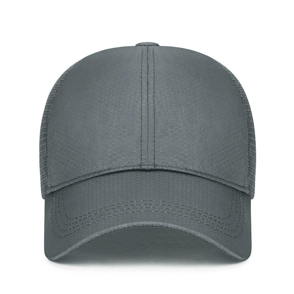 Honeycomb Breathable Mesh Quick-Drying Hat Adjustable Travel Sports Hat Baseball Cap For Women Men