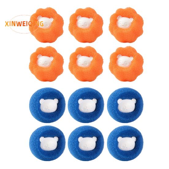 12 шт. шарик для стирки многоразовой одежды для стирки одежды, ловушка для ворса, эффективное средство для удаления волос для стиральной машины