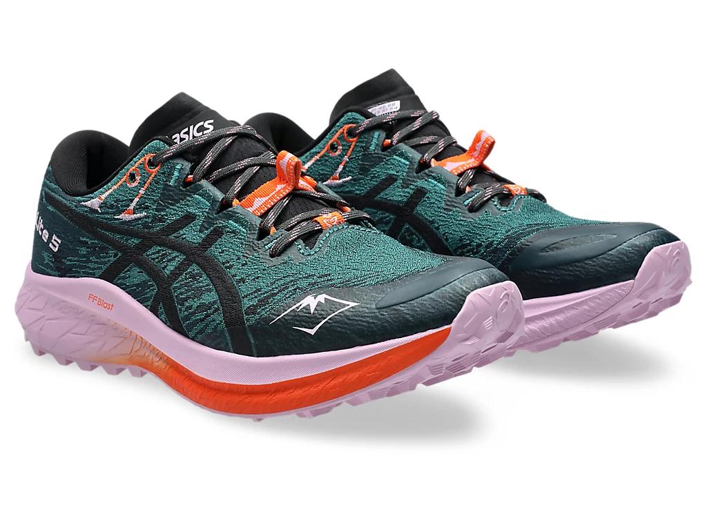 Trail Running Shoes Asics Green Fuji Lite 5