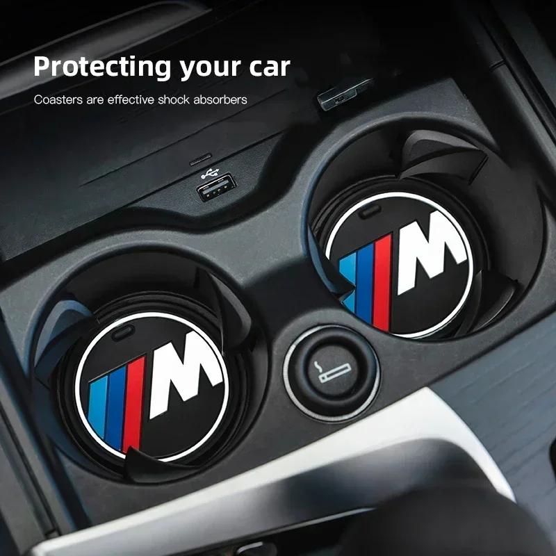 E60 E93 2025 Новый Для BMW M X3 X5 X6 2 шт. Резиновая Подставка под Стакан в Автомобиль Буфер Противошумный Коврик Подушка Для BMW F15 G05 F16 G06 F25 G01 G08 F