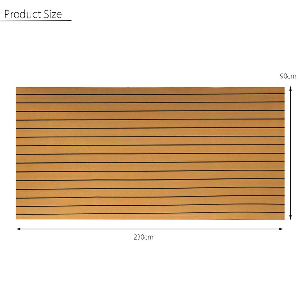 900x2300x6 мм EVA Foam искусственный тиковый коврик для палубы лодки коричневый палубный лист противоскользящий коврик для яхты самоклеящийся коврик для автомобиля