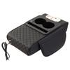Portable Center Console Armrest Cushion PU Leather Car Armrest Pillow New Storage Box  Universal