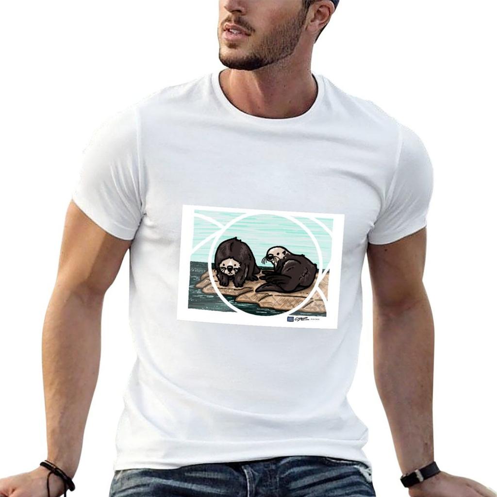 Otter Visions T-Shirt Outdoor Sports Short Sleeve Top