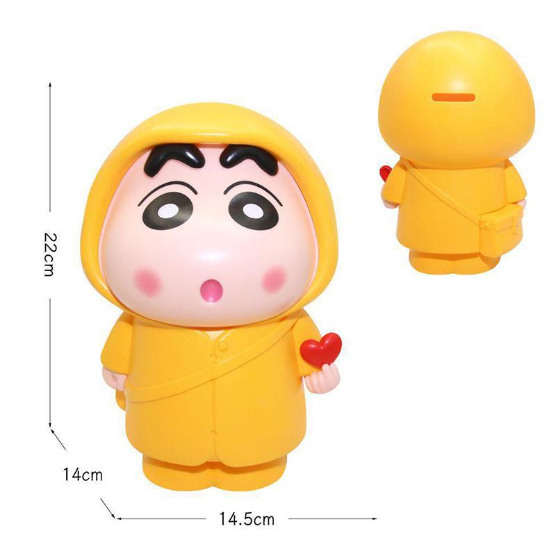 Аниме Crayon Shin-Chan Фигурка Копилка ПВХ Модель Статуэтка Кукла Копилка Декор Стола Подарки Игрушки