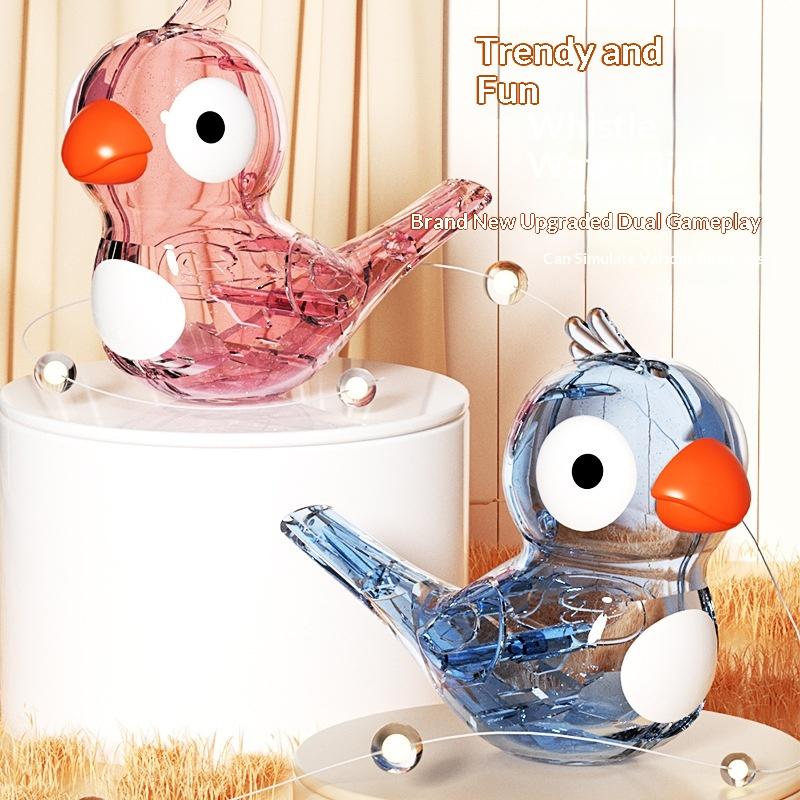 Exciting Transparent Water Bird for Children - Water Pour and Blow to Create Fun Sounds