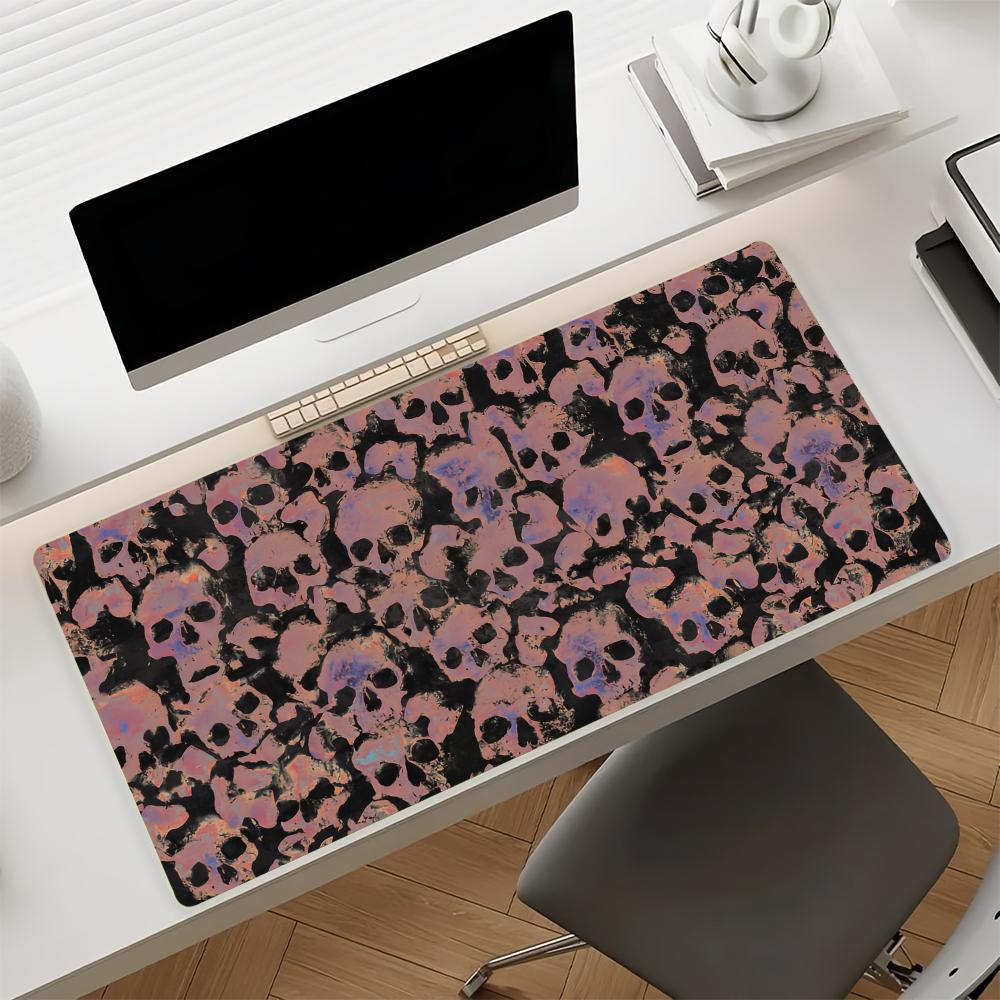 Коврик для мыши SSkulls Нескользящий с блокирующим краем DeskMat Аксессуары для ПК и ноутбуков Резиновый Офисный Клавиатура Большой Игровой XXL ковер