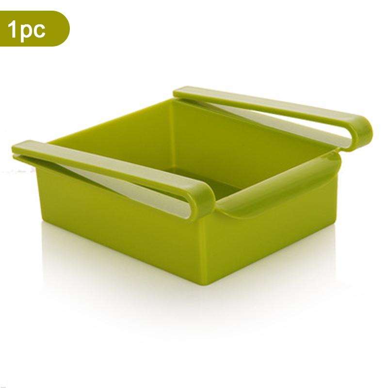 Ящик для хранения в холодильнике Пластиковый органайзер для холодильника Выдвижной ящик Контейнер Полка Фрукты Яйца Пищевые лотки Кухонные принадлежности