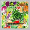 50 Waterproof Vegetable-Themed Stickers: Perfect for Decorating Luggage, Scooters, Computers, Tablets, and Water Bottles