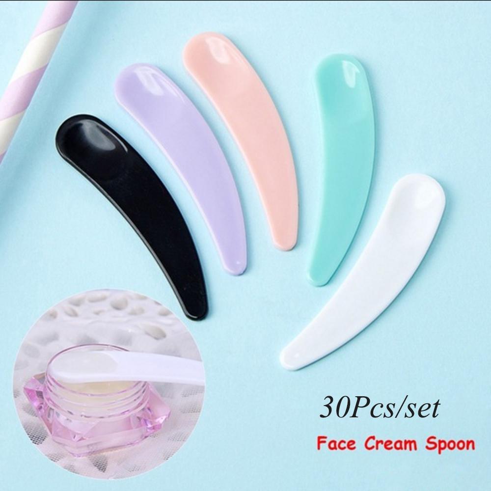 Изогнутый совок для красоты, палочка для крема для глаз, ложка, инструменты для макияжа, палочка для маски для лица, косметический шпатель