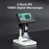 LCD Digital Microscope, 4.3-inch IPS Screen, 1000x Magnifying Glass, With 8 LED PC Views Compatible With Windows
