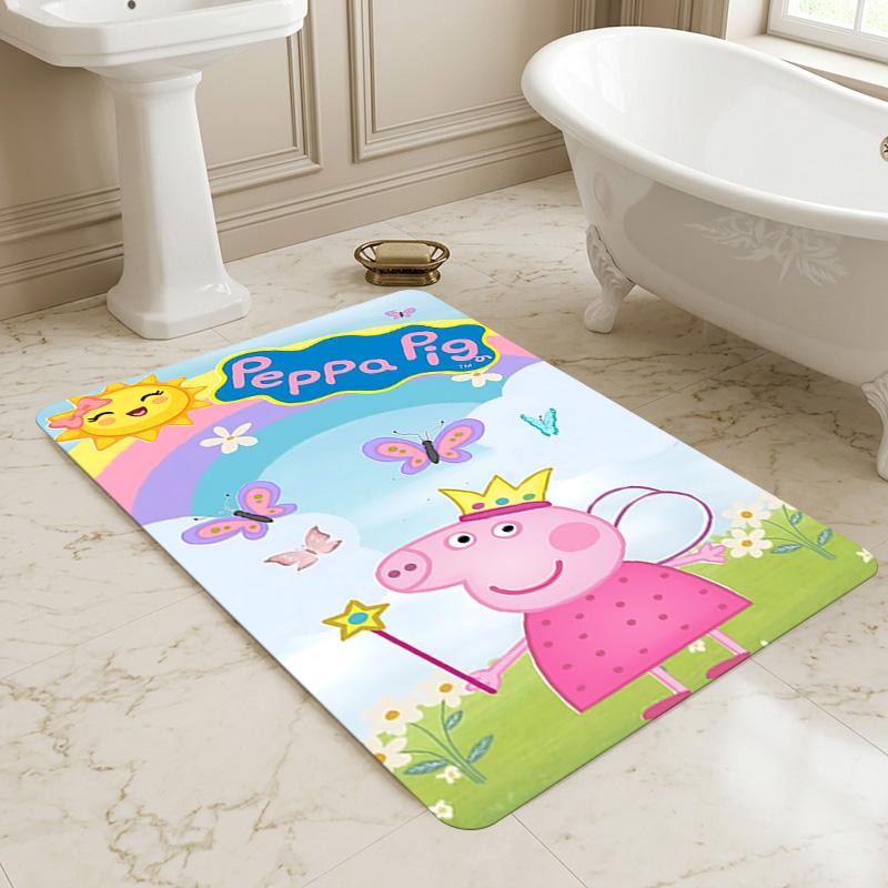 Peppa Pig Living Room Nonslip Area Rug Soft Carpet For Bedroom Game Playroom Sofa Office Home Decor Doormat Christmas Gift C926741