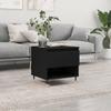 VidaXL Coffee Table Black 50x46x50 Cm Engineered Wood 830894