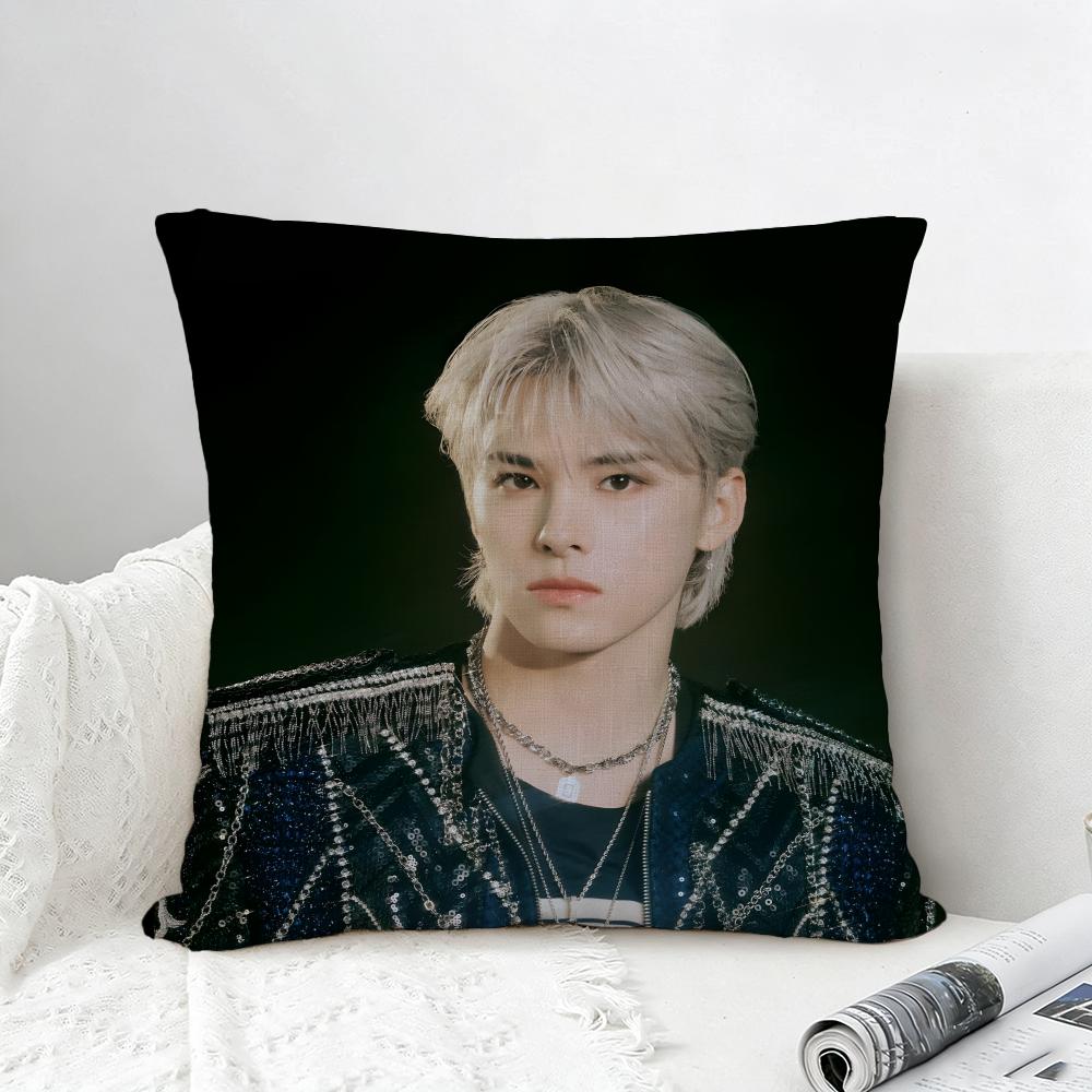 Kpop Kawanishi Takumi Cushion Cover Natural Linen Pillowcase Set AllinOne Decor for Sofa Bedroom Chair
