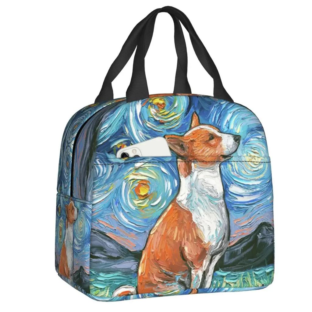 Chihuahua Art термоизолированная сумка для обеда женская портативная сумка для обеда для пикника на открытом воздухе многофункциональная коробка для еды Bento