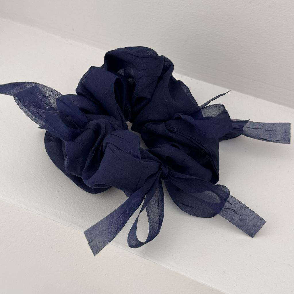 Нежный и Изящный, Легкая Марля Круг Толстой Кишки, Бант, Сетка Марлевая Повязка для Волос, Головной Убор и Аксессуар для Волос в Лесном Стиле