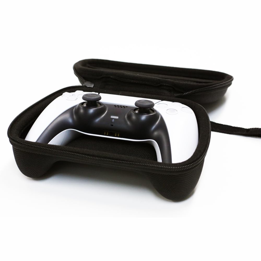 Чехол для хранения контроллера Columbus Circle Чехол для хранения, совместимый с контроллером (для PS5/PS4/Switch) полужесткий - DualSense/DUALSHOCK4/Pro CC-MLCHP-BK